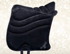 Academic pad - special - standard design, black velour leather