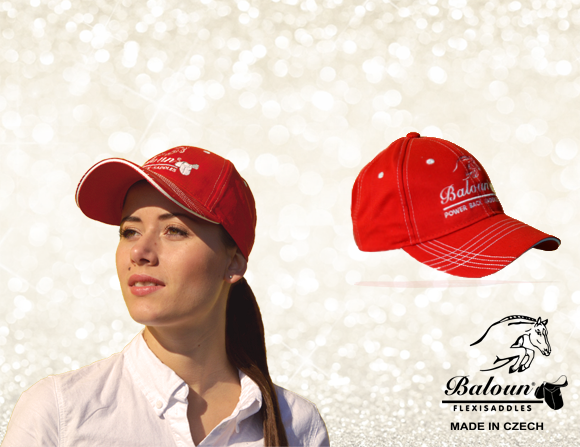 Red cap with logo Baloun®