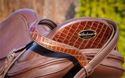 BRIDLE - WITH HANNOVER NOSEBAND - with design leather