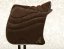 Academic pad - special - contrast design, dark brown leather with light hem