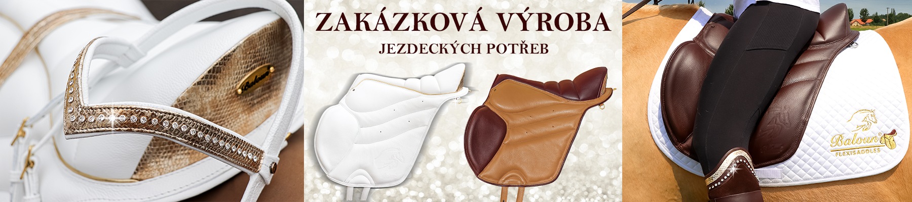 Baloun® Flexisaddles - zakázková výroba jezdeckých potřeb