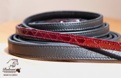Difference between narrow and classic leather reins Baloun®, narrow reins with design leather