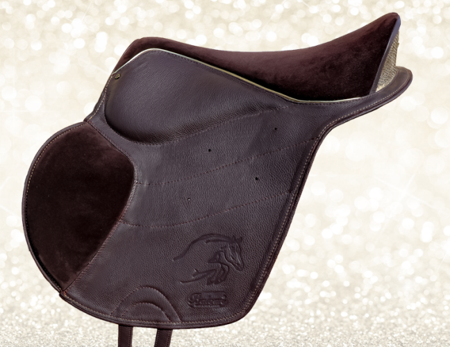 PROFI PAD - EXTRA - smooth leather/velour - Leather color: Dark brown