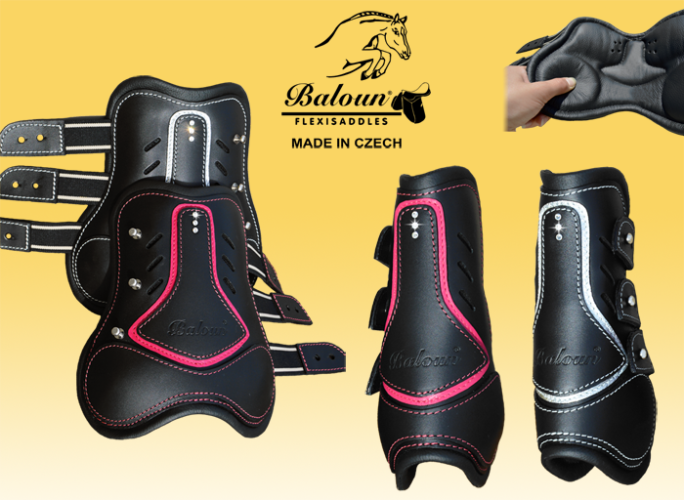 PONY TENDON & FETLOCK BOOTS SET - LUXURY - WITH THERMOGEL