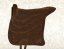 Academic pad - basic, dark brown velour leather