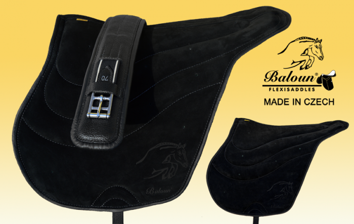 The price of fully gelled riding pad Baloun® includes girth with one buckle