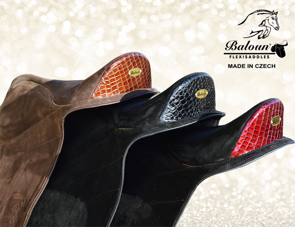 Profi pad Baloun® limitovaná edice. V provedení z černé a tmavě hnědé velurové kůže