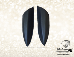 Adjustable dressage knee rolls for Baloun flexisaddle - made of black leather Adjustable dressage knee rolls for Baloun flexisaddle - made of black leather