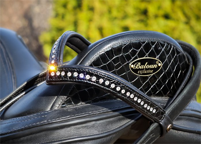 BRIDLE - WITH HANNOVER NOSEBAND - with design leather