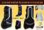 Tendon&Fetlock boots Baloun® -  made of black leather and white design leather