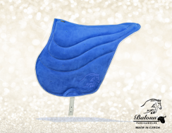 Blue riding pad Baloun® made of latex