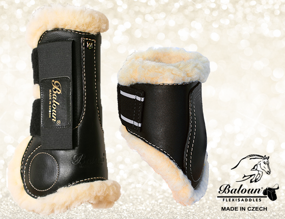 Sheepskin tendon clearance and fetlock boots