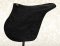 Basic riding pad Baloun® - black velour leather