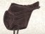 Baloun® Treking pad - extra made of dark brown velour leather