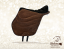 Trekking pad Baloun® made of black-brown leather