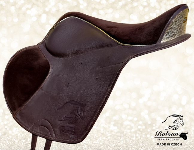 PROFI PAD - EXTRA - smooth leather/velour - Leather color: Dark brown